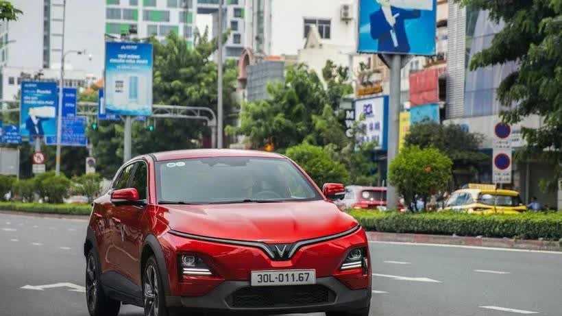 Vietnamese electric vehicle manufacturer Vinfast leads Vietnam market in March