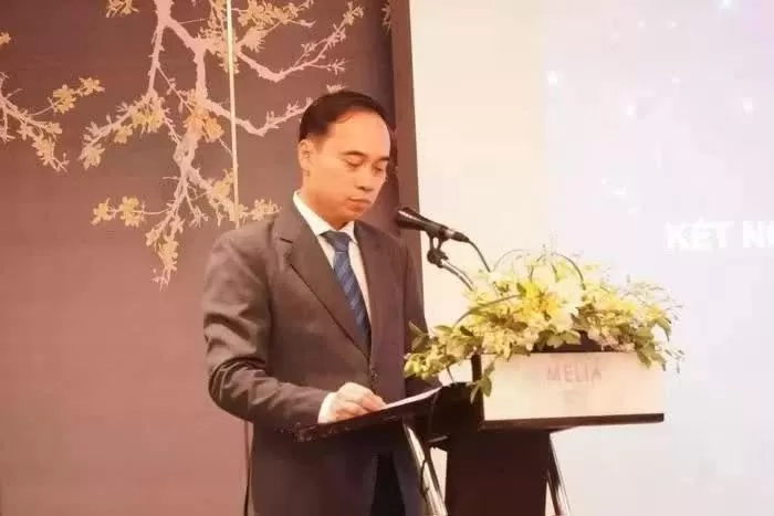 Dao Viet Anh, Head of the International Relations Department at the Vietnam Trade Promotion Agency, speaks at the conference. (Source: VNA)