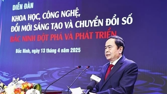 Bac Ninh advised to prioritise investments in developing digital infrastructure: NA Chairman Tran Thanh Man