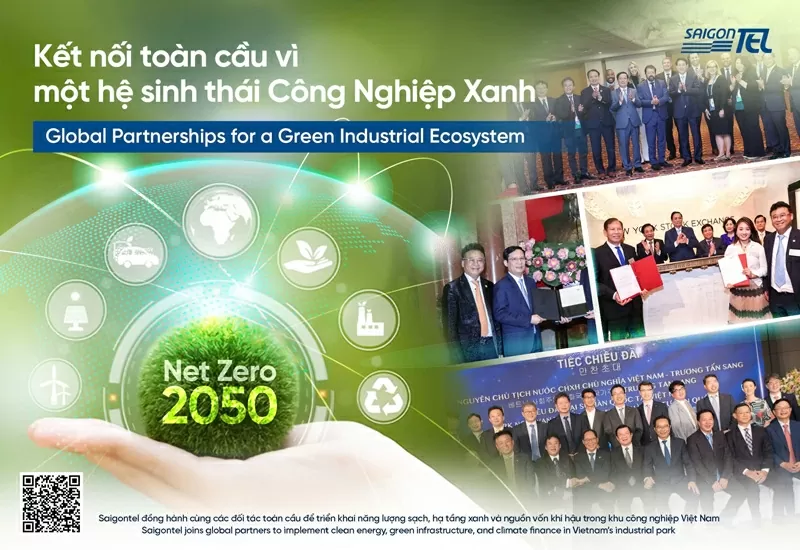 SAIGONTEL: Tiên phong dẫn dắt chuyển đổi năng lượng xanh trong hệ sinh thái khu công nghiệp Việt Nam