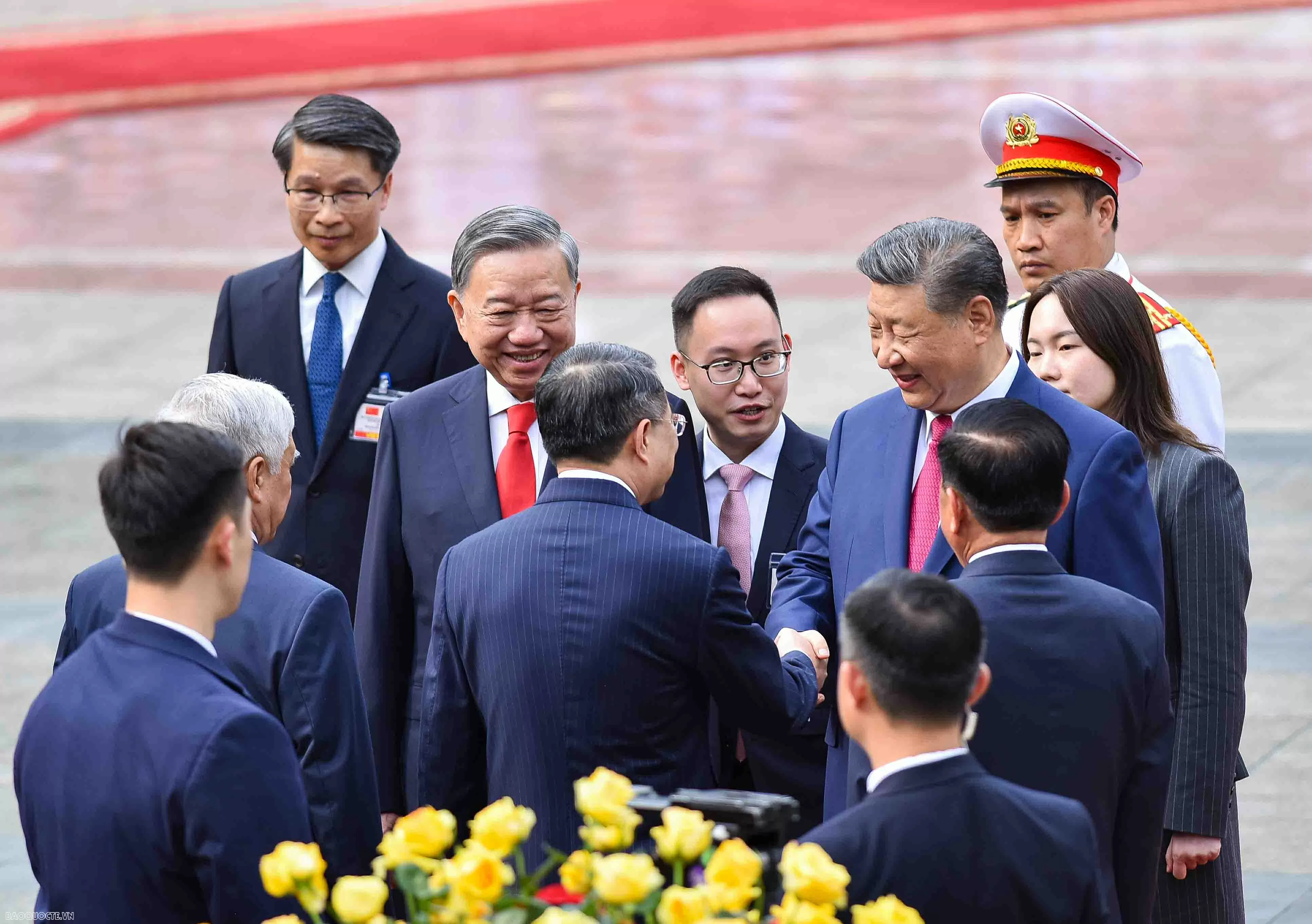 Welcome ceremony held for Party General Secretary, President of China Xi Jinping in Hanoi