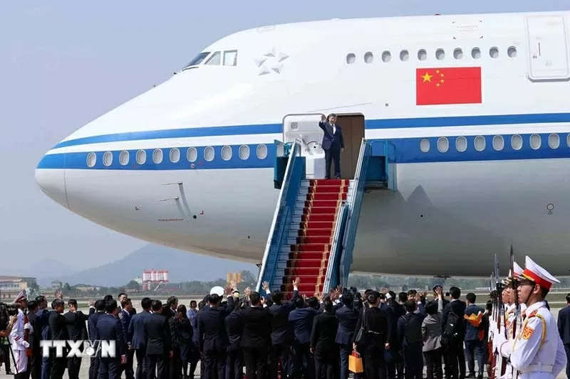Prime Minister Pham Minh Chinh sees off General Secretary, President of China Xi Jinping at Noi Bai International Airport Prime Minister Pham Minh Chinh sees off General Secretary, President of China Xi Jinping at Noi Bai International Airport