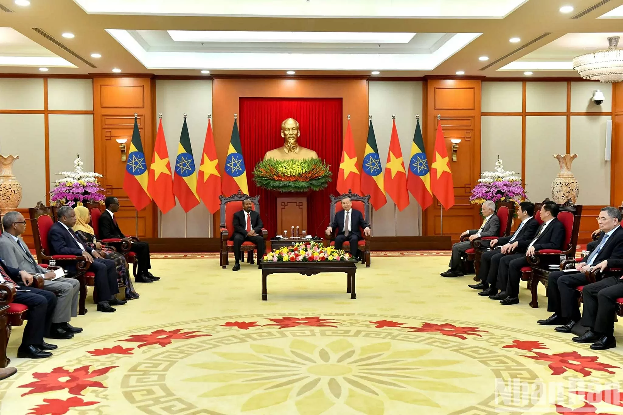 Party General Secretary To Lam welcomes Ethiopian Prime Minister