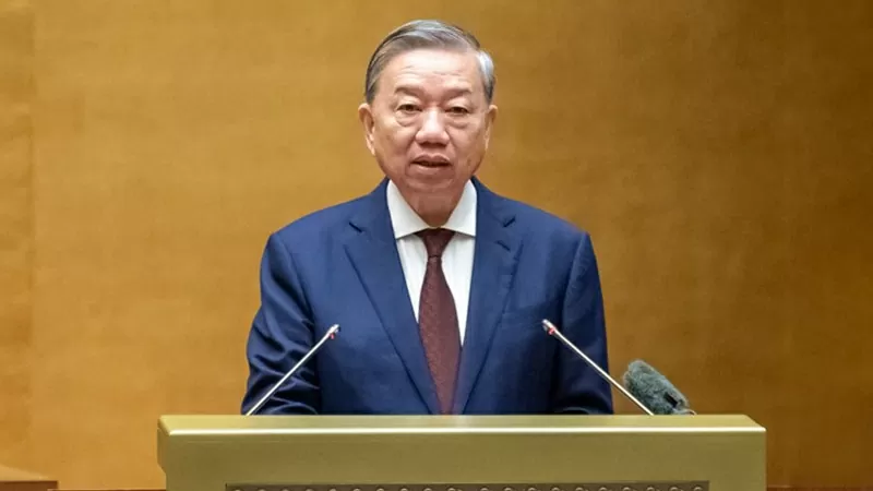 Tổng Bí thư Tô Lâm phát biểu chỉ đạo Hội nghị. (Nguồn: quochoi.vn)