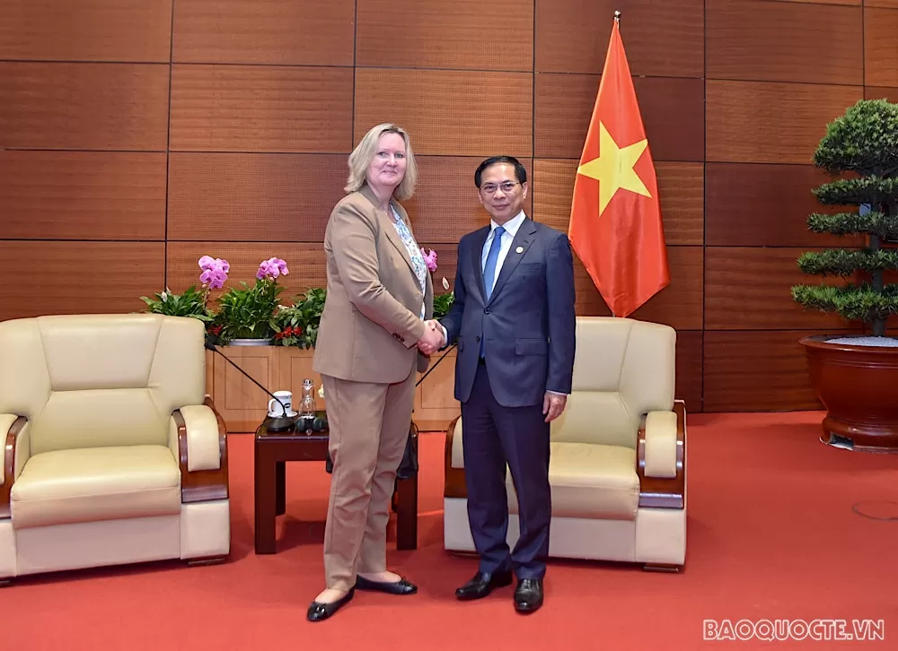 4th P4G Summit: Deputy PM Bui Thanh Son receives Danish delegation 4th P4G Summit: Deputy PM Bui Thanh Son receives Danish delegation