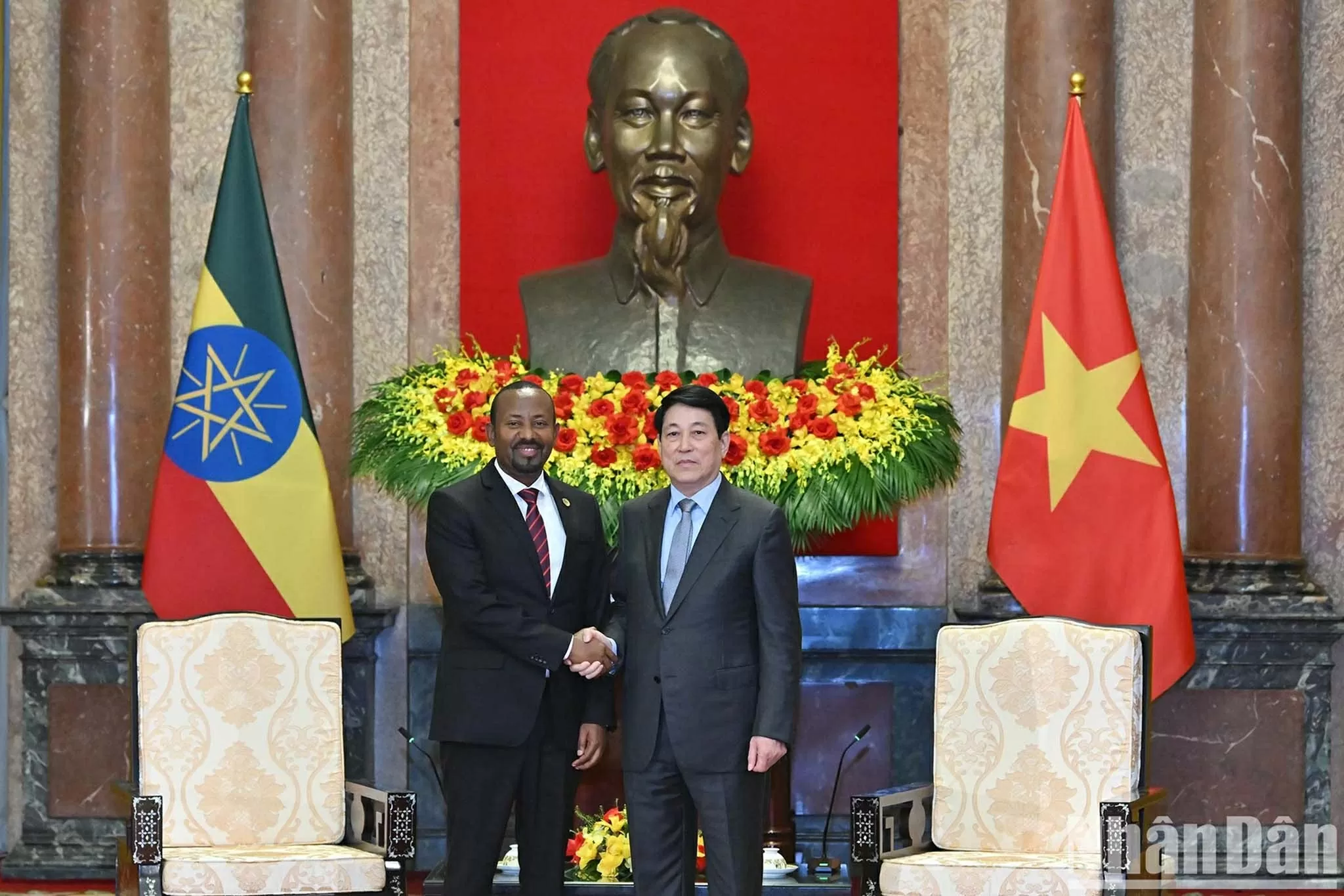 President Luong Cuong welcomed Ethiopian Prime Minister Abiy Ahmed Ali President Luong Cuong welcomed Ethiopian Prime Minister Abiy Ahmed Ali