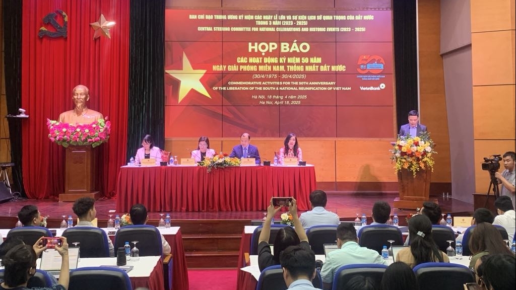 Press conference announces events commemorating the 50th anniversary of liberation and reunification