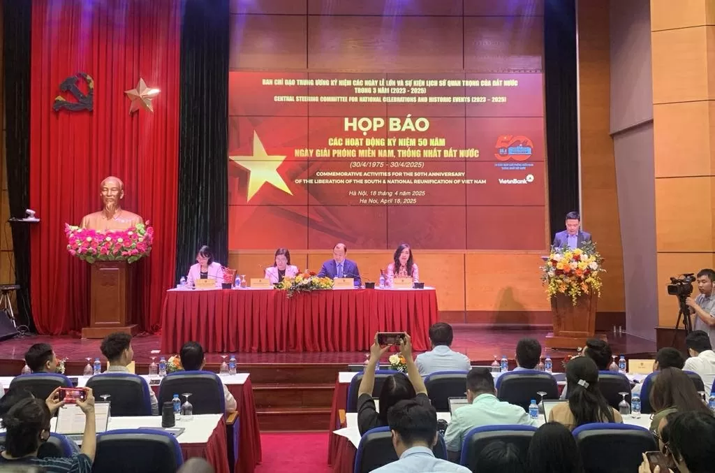 Press conference announces events commemorating the 50th anniversary of liberation and reunification