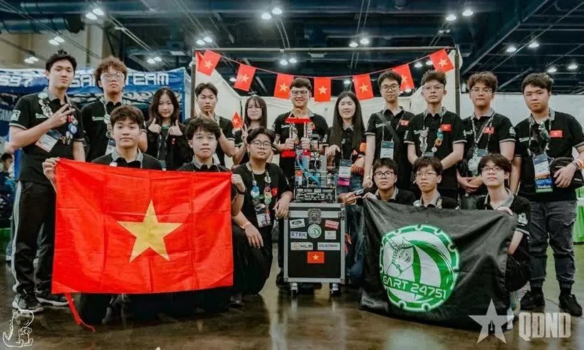 Vietnam wins runner-up title at world’s largest robotics competition