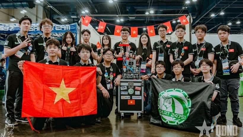 Vietnam wins runner-up title at world’s largest robotics competition in the US