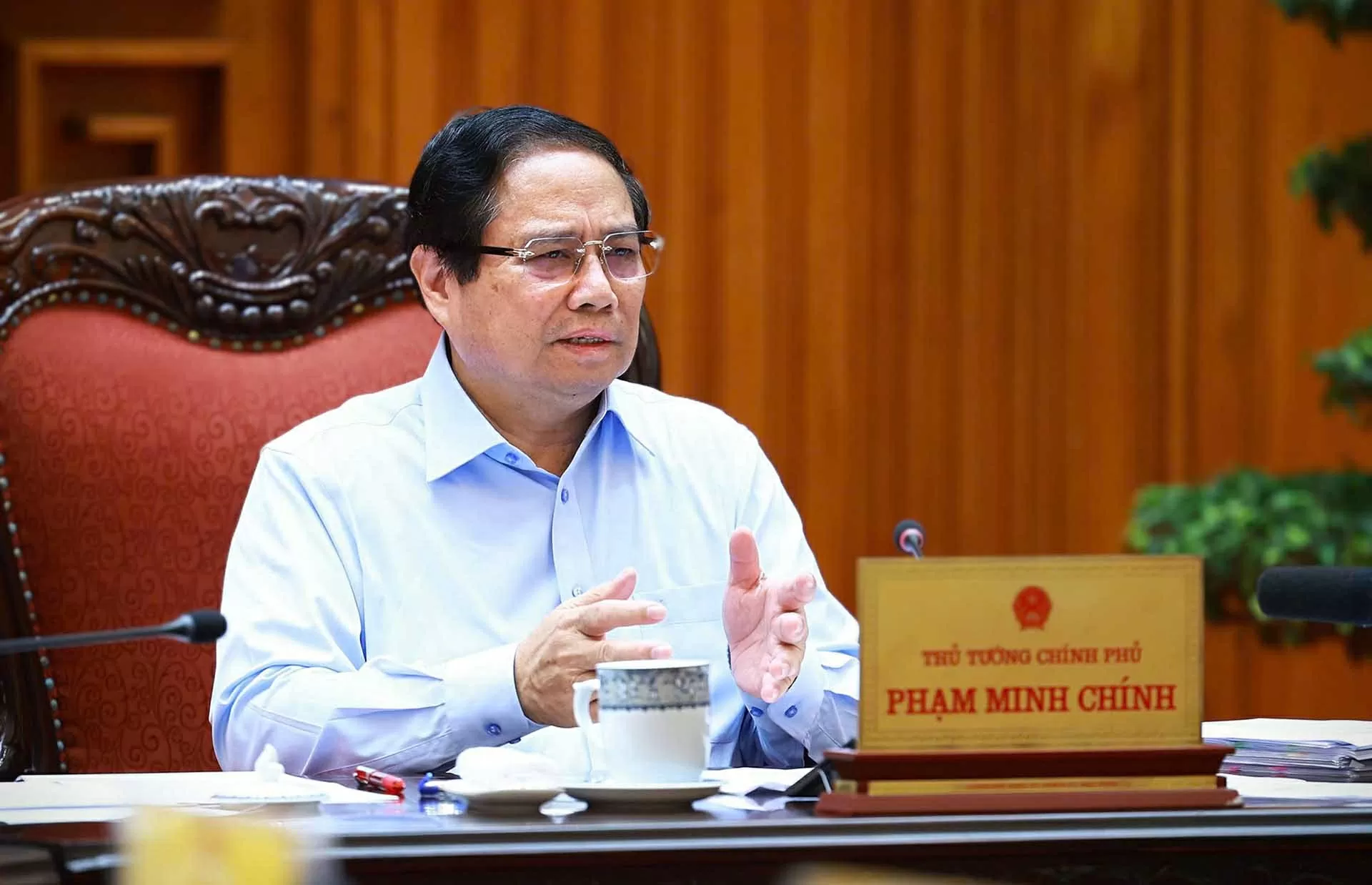 Prime Minister Pham Mnh Chinh chairs meeting to promote fair, sustainable trade relations with US Prime Minister Pham Mnh Chinh chairs meeting to promote fair, sustainable trade relations with US