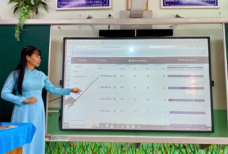 Teachers are actively integrating technology into teaching and learning.