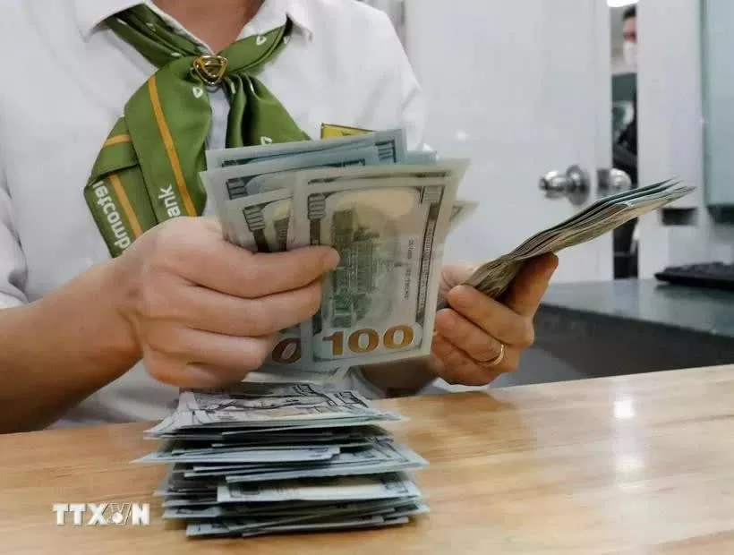 Reference exchange rate up 20 VND on April 23