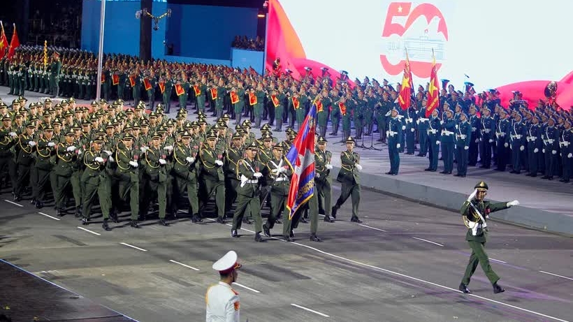 Laos, Cambodia armed forces join Vietnam’s reunification parade rehearsal in HCM City