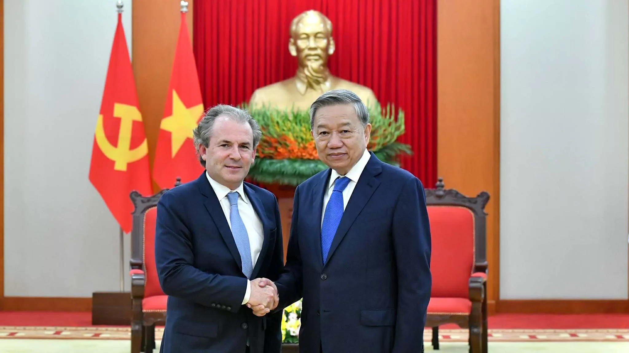 Party General Secretary To Lam receives Rosen Partners CEO