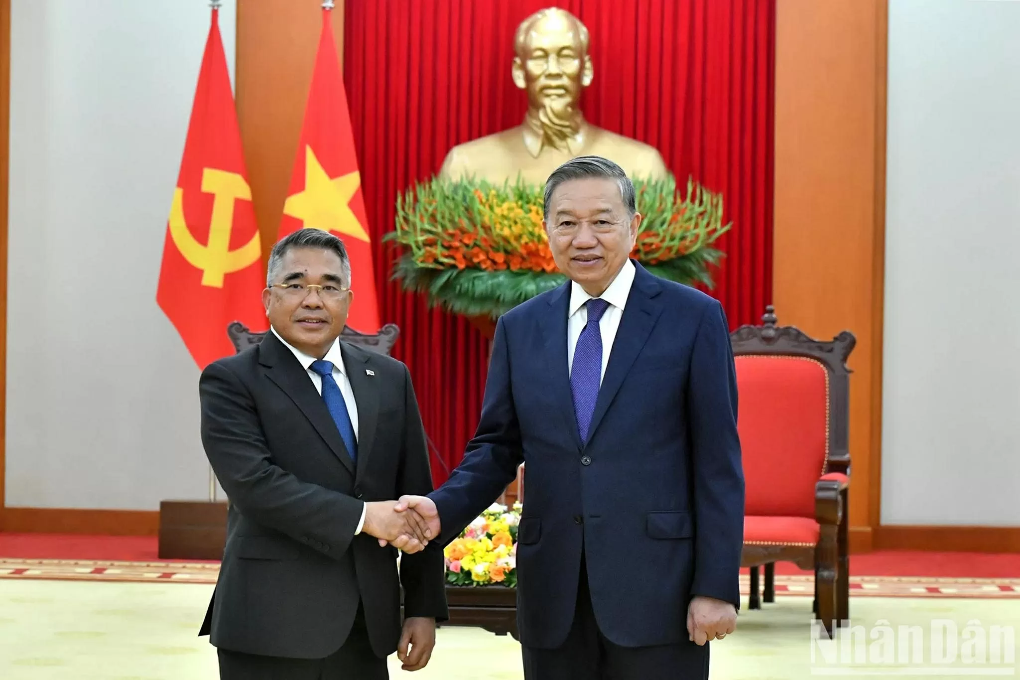 Party General Secretary To Lam receives Philippine Ambassador Meynardo Los Banos Montealegre Party General Secretary To Lam receives Philippine Ambassador Meynardo Los Banos Montealegre