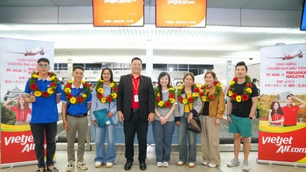 Vietjet starts new routes connecting Ho Chi Minh City with Japan’s Nagoya, Fukuoka