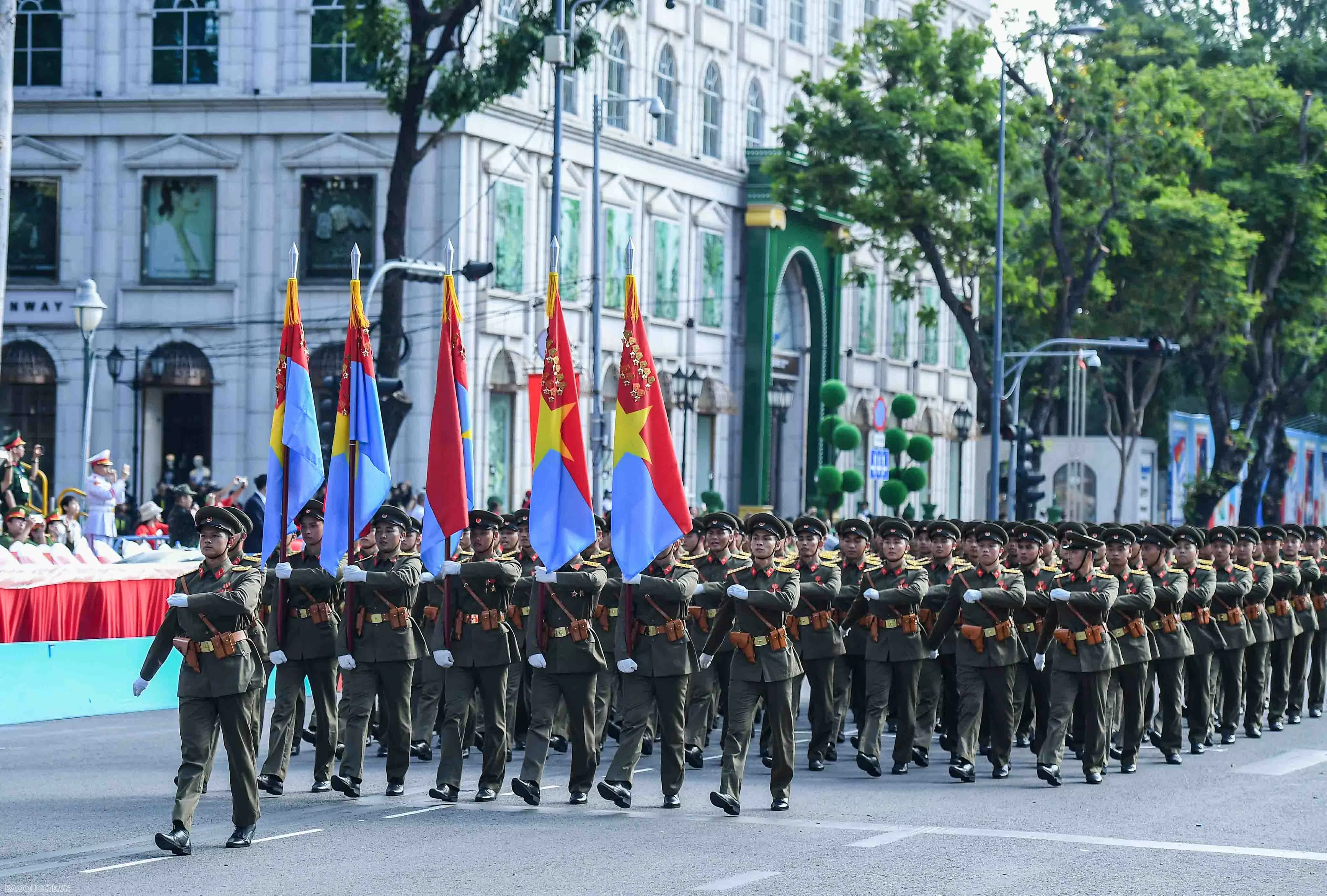 Full-dress rehearsal for grand parade marking 50th reunification anniversary held in Ho Chi Minh City Full-dress rehearsal for grand parade marking 50th reunification anniversary held in Ho Chi Minh City