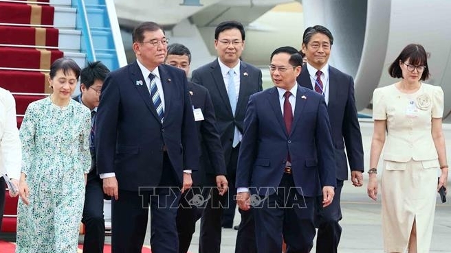 Japanese Prime Minister Ishiba Shiregu begins official visit to Vietnam