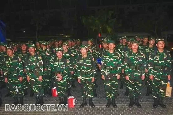 Vietnam bids farewell to Chinese, Lao, and Cambodian military delegations after completing parade mission Vietnam bids farewell to Chinese, Lao and Cambodian military delegations after completing parade mission