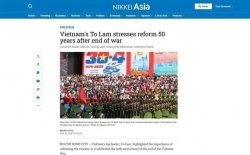 Nikkei Asia highlights Vietnamese people’s pride at reunification celebration