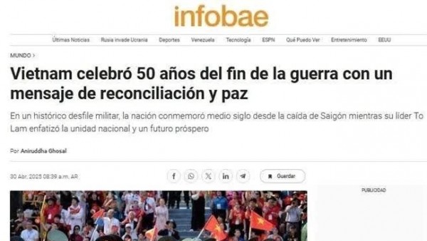 50th anniversary of Vietnam’s reunification: Peace message resonates in Argentine media