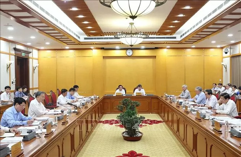 Việc sắp xếp tổ chức bộ máy của hệ thống chính trị bảo đảm chất lượng và tiến độ đề ra Việc sắp xếp tổ chức bộ máy của hệ thống chính trị bảo đảm chất lượng và tiến độ đề ra