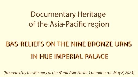Bas-reliefs on the Nine Bronze Urns in Hue Imperial Palace