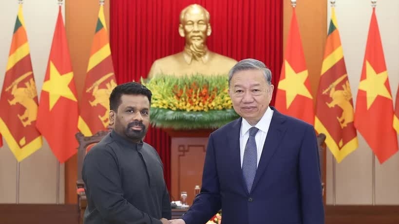Vietnam is ready to accompany and cooperate with Sri Lanka: Party General Secretary To Lam