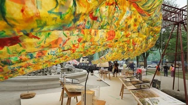 Top works of architecture displayed at Dien Hong Garden in Hanoi