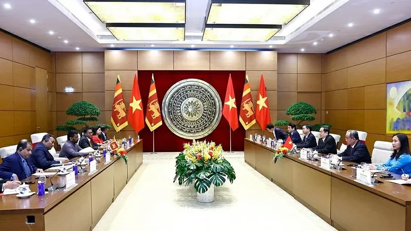 NA Chairman Tran Thanh Man welcomes Sri Lankan President Anura Kumara Dissanayaka