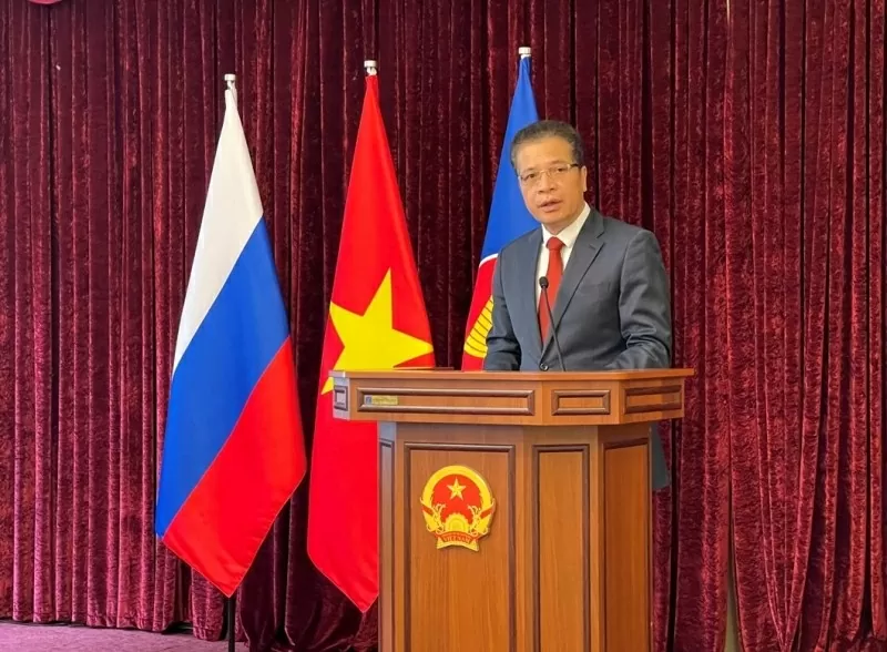 Đại sứ Việt Nam tại Liên bang Nga Đặng Minh Khôi. (Nguồn: ĐSQ Việt Nam tại LB Nga) Đại sứ Việt Nam tại Liên bang Nga Đặng Minh Khôi. (Nguồn: ĐSQ Việt Nam tại LB Nga)