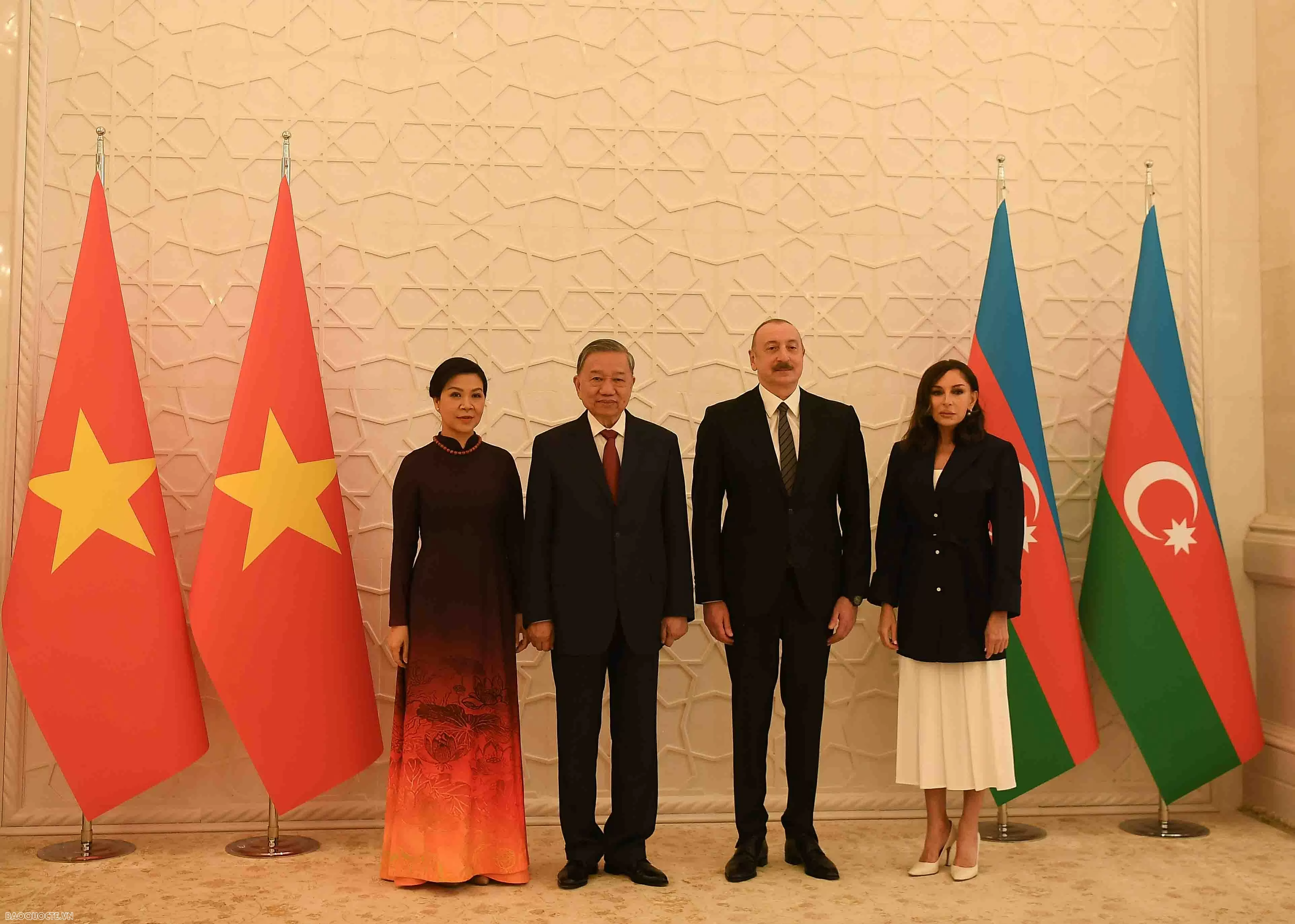 Lễ đón chính thức Tổng Bí thư Tô Lâm và Phu nhân thăm cấp Nhà nước Azerbaijan