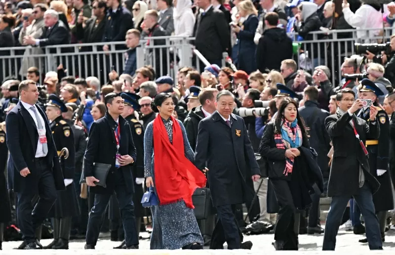 Party General Secretary To Lam attends military parade celebrating Victory of Great Patriotic War in Moscow
