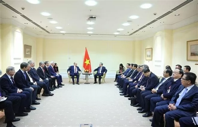 Communist Party of Vietnam treasures ties with Russian counterpart: Party chief Communist Party of Vietnam treasures ties with Russian counterpart: Party chief