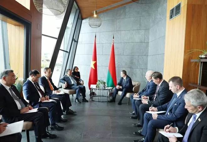 Party General Secretary To Lam meets with Belarusian Prime Minister Aleksandr Turchin in Minsk Party General Secretary To Lam meets with Belarusian Prime Minister Aleksandr Turchin in Minsk