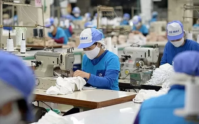 The textile, clothing and footwear (TCF) sector plays a significant role in the economic growth of Vietnam. (Photo: VGP)