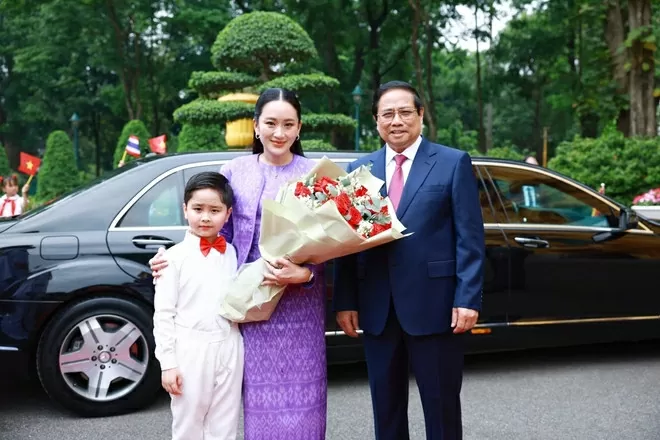 Welcome ceremony held for Thai Prime Minister Paetongtarn Shinawatra in Hanoi
