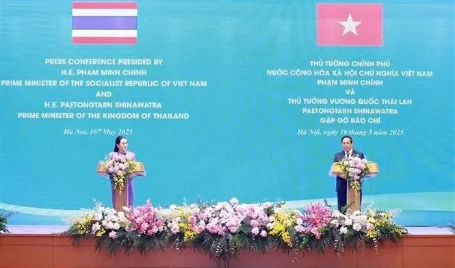 Vietnam, Thailand Prime Ministers hold joint press conference, upgrade relations to comprehensive strategic partnership