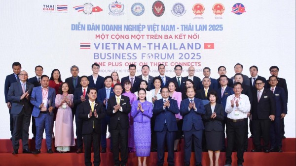 Vietnam, Thailand Prime Ministers co-chair business forum in Hanoi