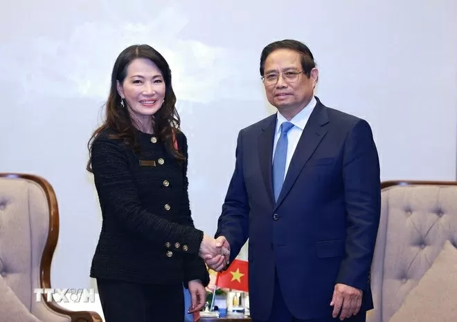 Prime Minister Pham Minh Chinh hosts leaders of seven Thai leading corporations