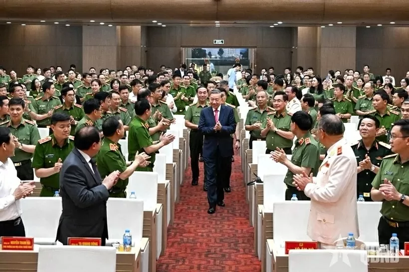General Secretary To Lam lauded Public security force for embracing President Ho Chi Minh’s ideals