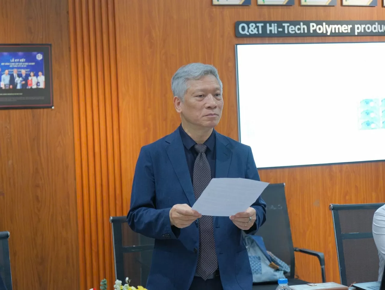 Chủ tịch Q&T Lương Ngọc Anh phát biểu tại buổi tiếp. (Ảnh: Xuân Sơn) Chủ tịch Q&T Lương Ngọc Anh phát biểu tại buổi tiếp. (Ảnh: Xuân Sơn)