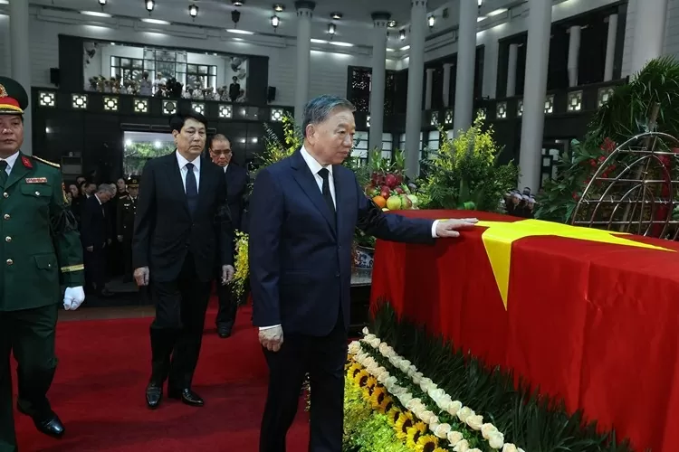 Lễ Quốc tang nguyên Chủ tịch nước Trần Đức Lương Lễ Quốc tang nguyên Chủ tịch nước Trần Đức Lương