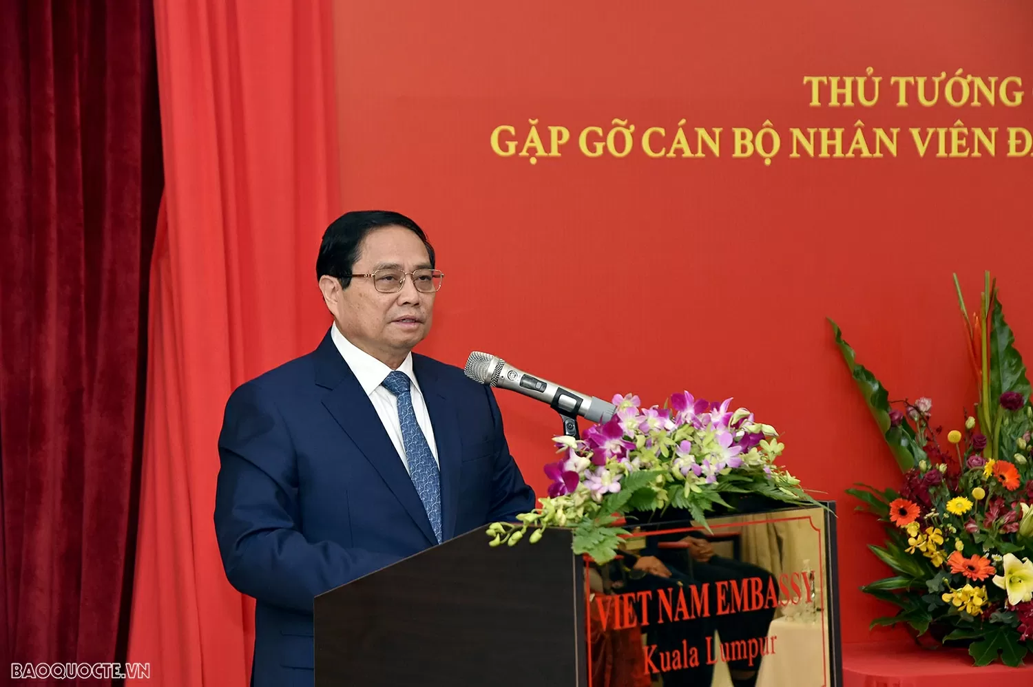 Thủ tướng Phạm Minh Chính phát biểu tại buổi gặp gỡ. Thủ tướng Phạm Minh Chính phát biểu tại buổi gặp gỡ.