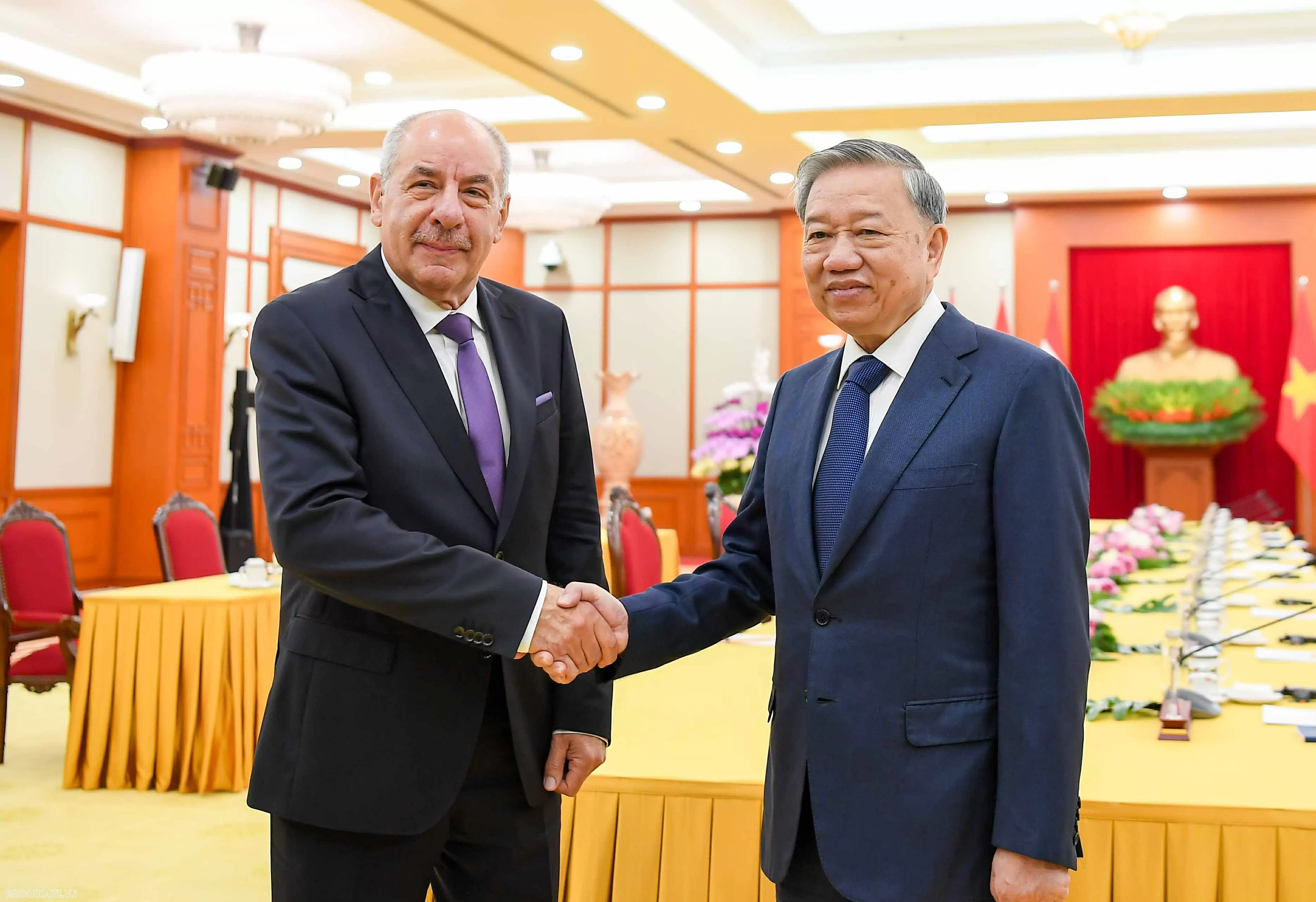 Party General Secretary To Lam welcomes Hungarian President Sulyok Tamas