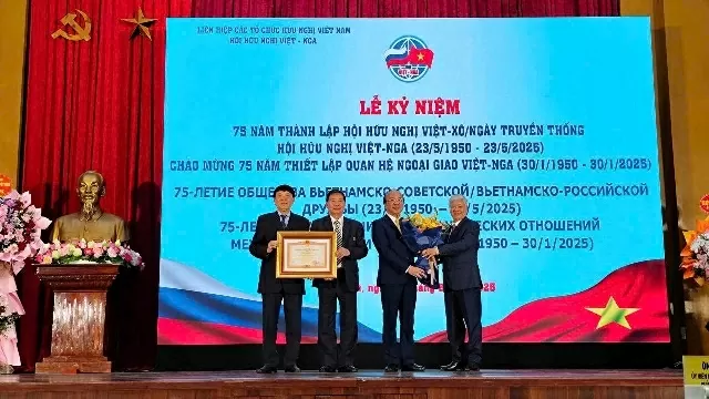 Vietnam–Russia Friendship Association celebrates 75th anniversary: A strong bridge for friendship