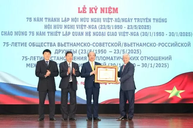 Vietnam–Russia Friendship Association celebrates 75th anniversary: A strong bridge for friendship