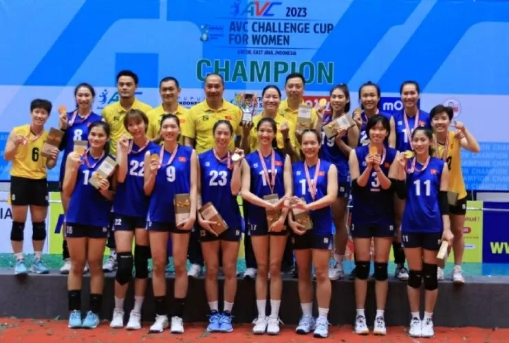 Vietnam's women volleyball team eyes third championship title at AVC Nations Cup 2025. (Photo: 24h.com) Vietnam's women volleyball team eyes third championship title at AVC Nations Cup 2025. (Photo: 24h.com)