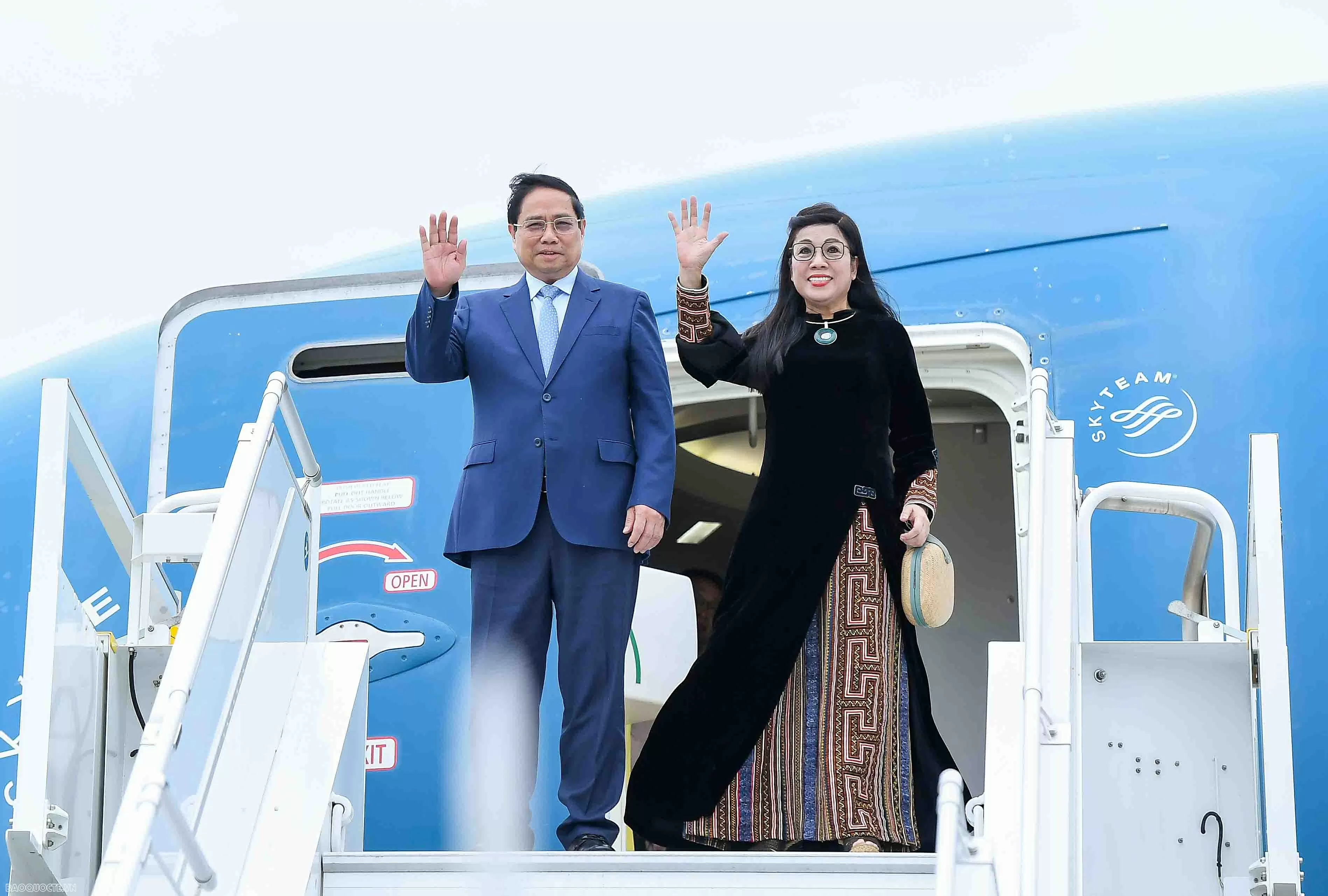 Prime Minister Pham Minh Chinh arrives in Tallinn, starting official visit to Estonia